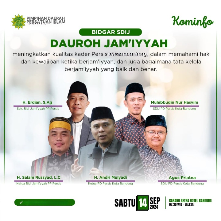 Dauroh Jamiyyah SDIJ PD PERSIS Kabupaten Aceh Timur